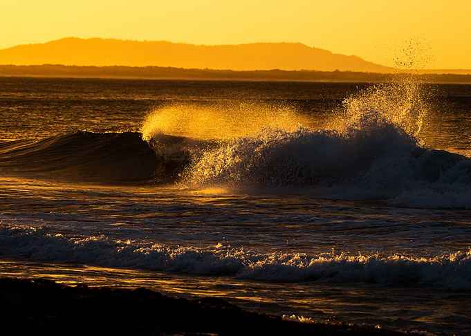 Sunset Waves