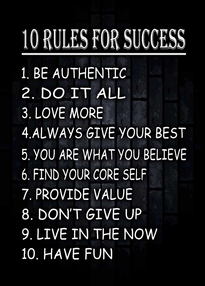 10 Rules for Success