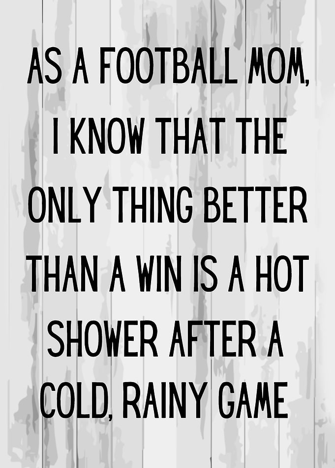 As a football mom