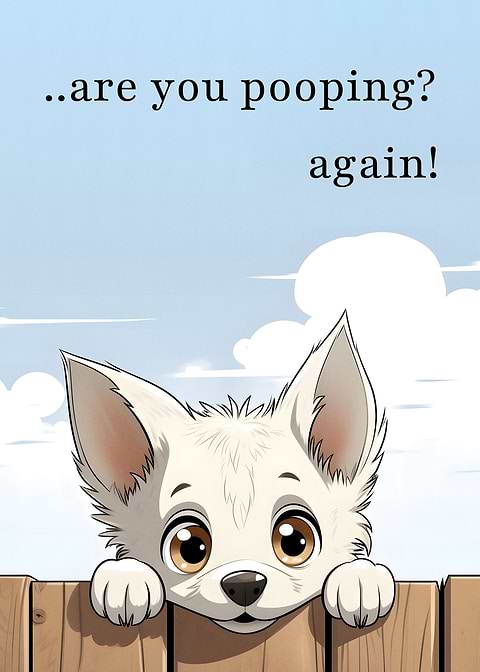 Are you pooping — funny metal wall sign