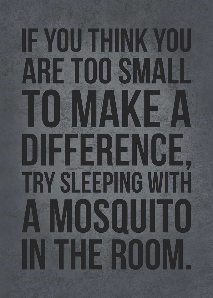 Think You Are Too Small