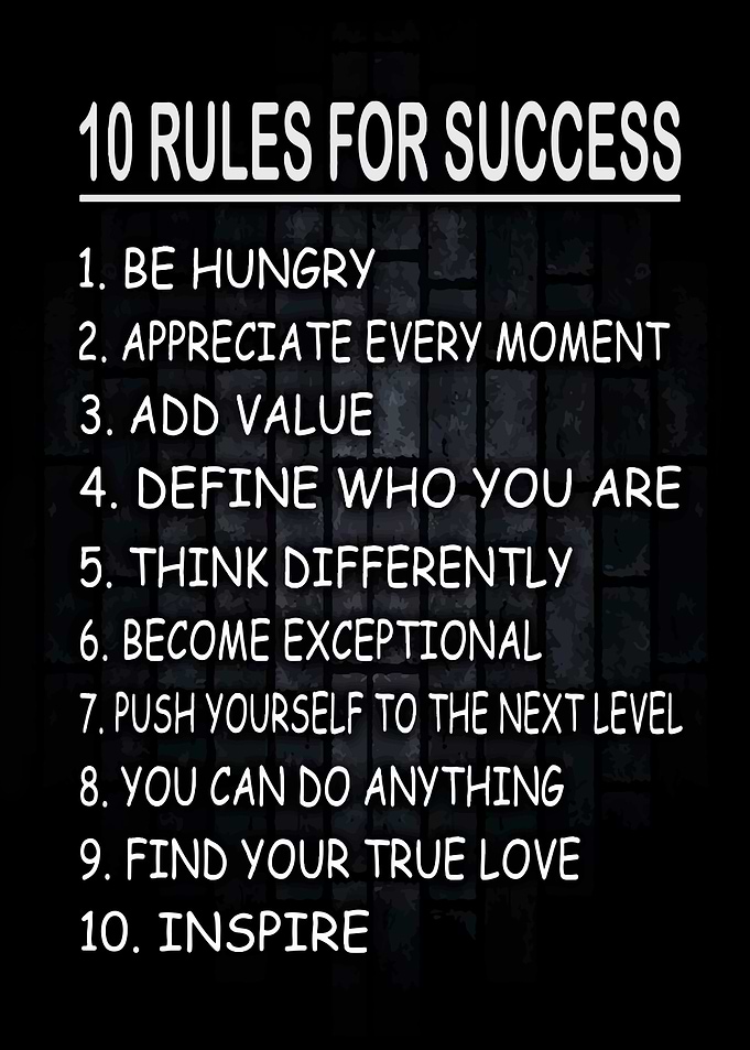 10 Rules for Success
