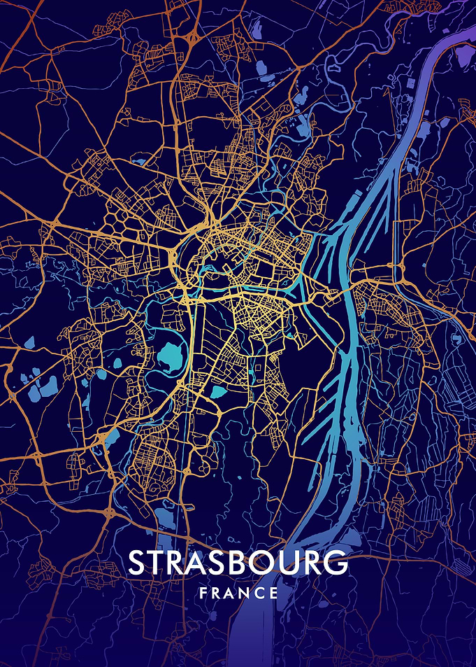 Strasbourg Map