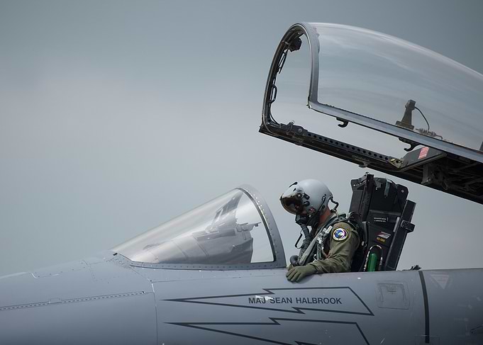 Piloting a Air Force Jet