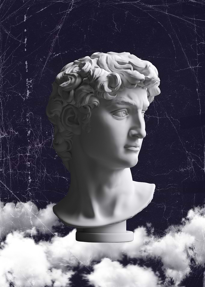 Vintage Greek Statue