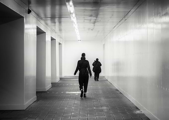 Walking On The Corridor