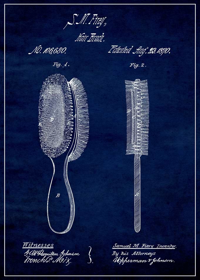 Hair Brush 1870