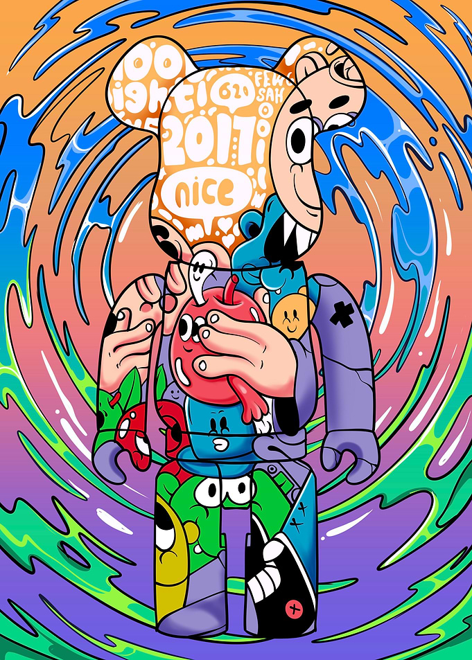 Bearbrick pop art