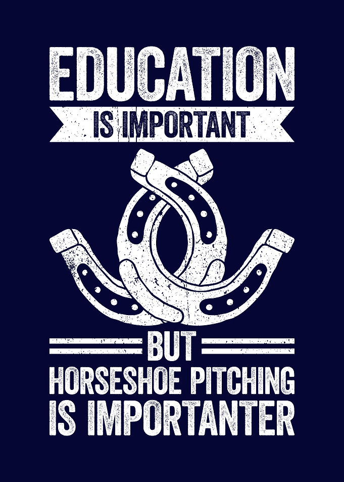 Funny Horseshoe Pitching