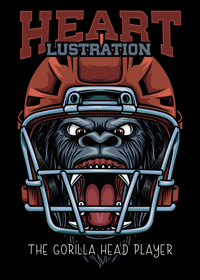 Gorilla Football Helmet