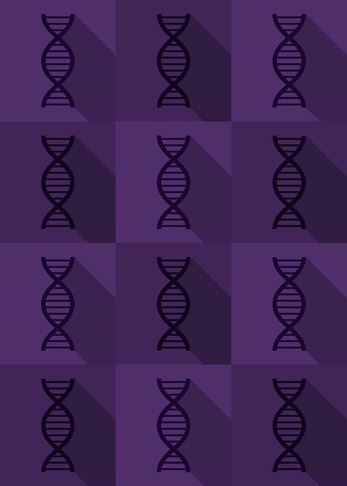 DNA Science Icons Pop Art