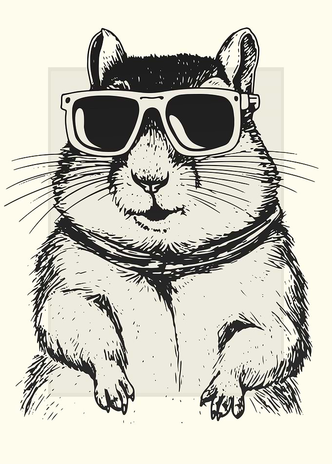Chipmunk Sketch