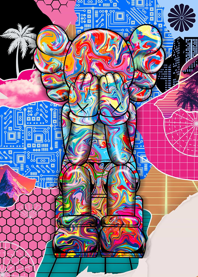 kaws pop art