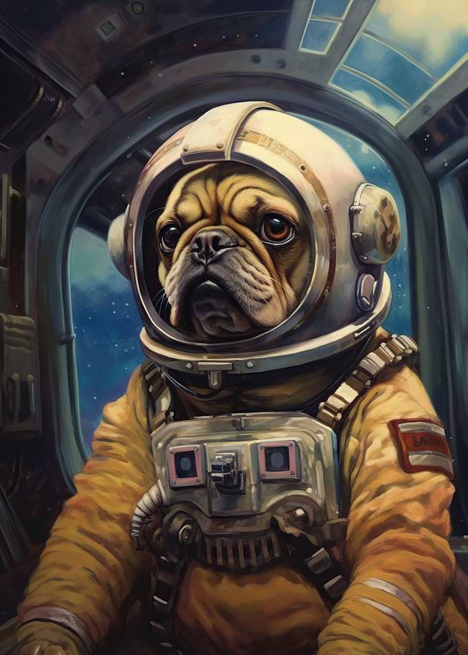 Galactic Hound Decor