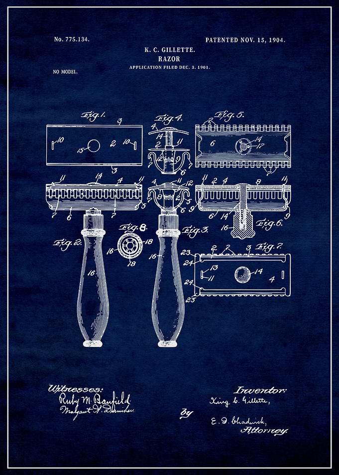 Gillette Razor 1904