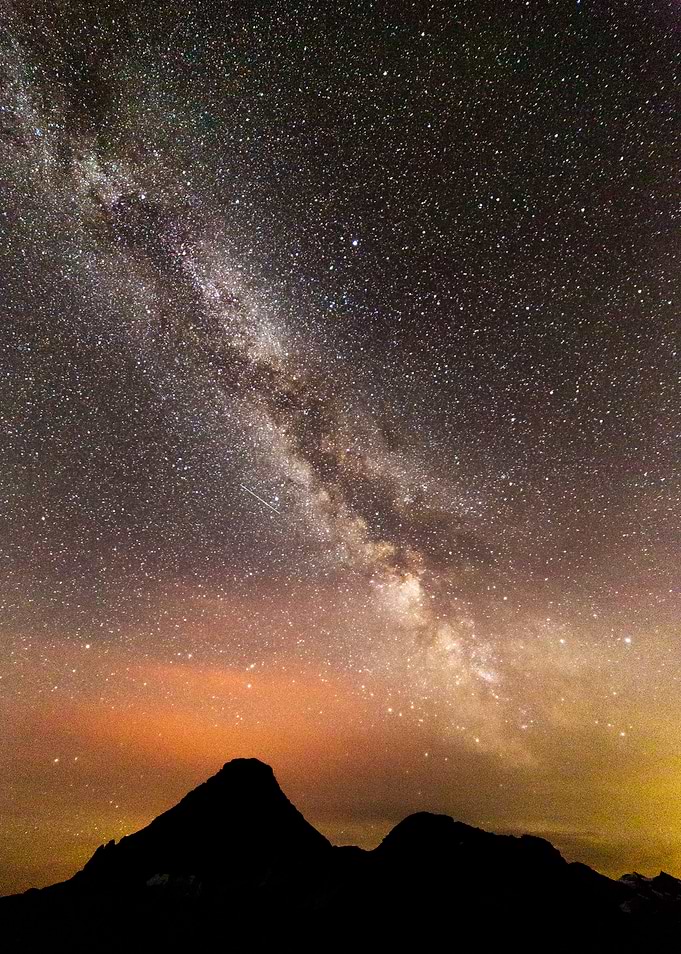 Landscape and Starry Sky