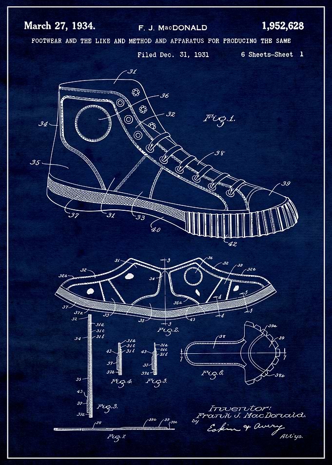 Converse Shoe 1934
