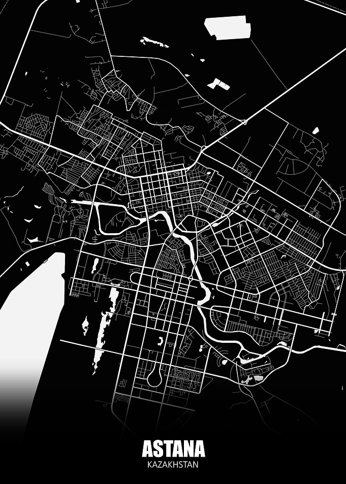 Astana Kazakhstan Map