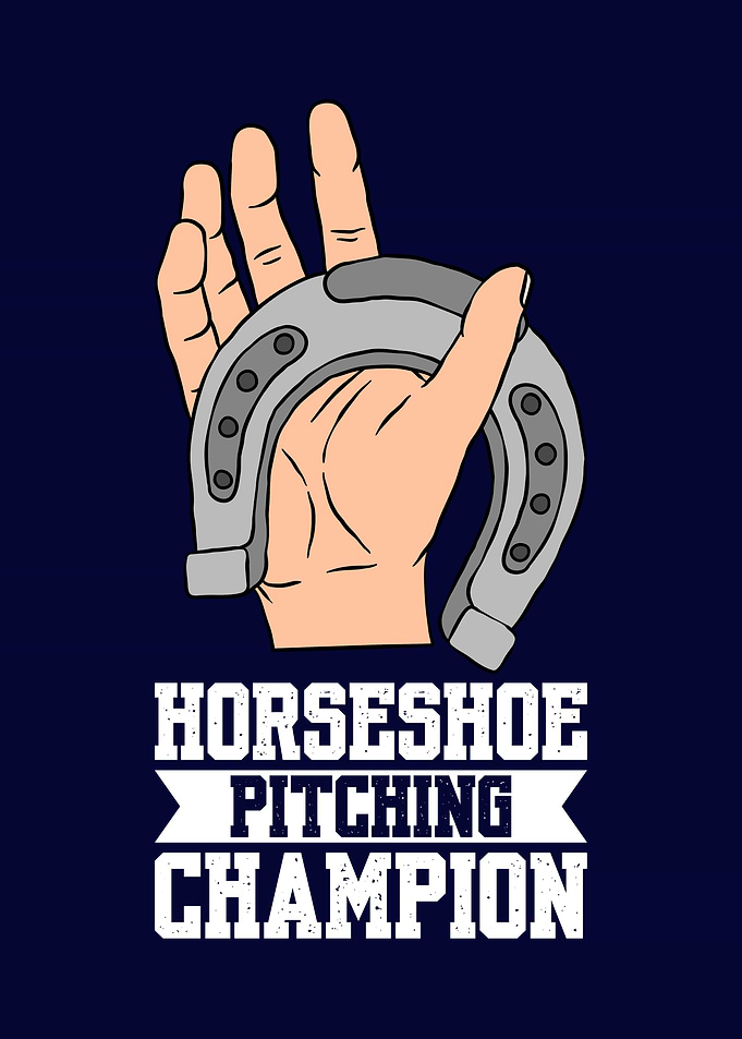 Funny Horseshoe Pitching