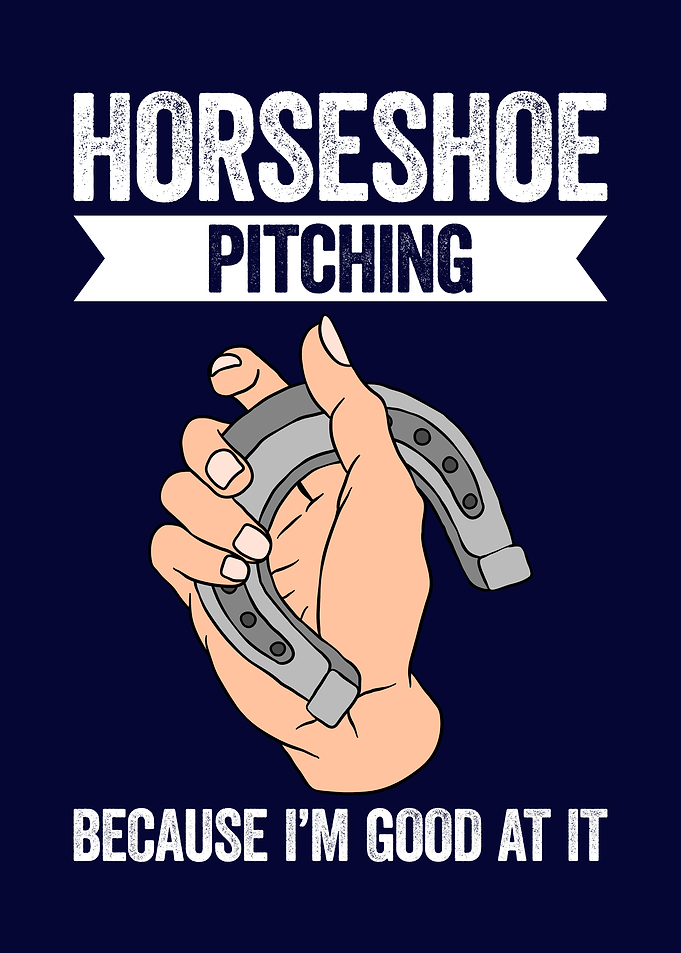 Funny Horseshoe Pitching