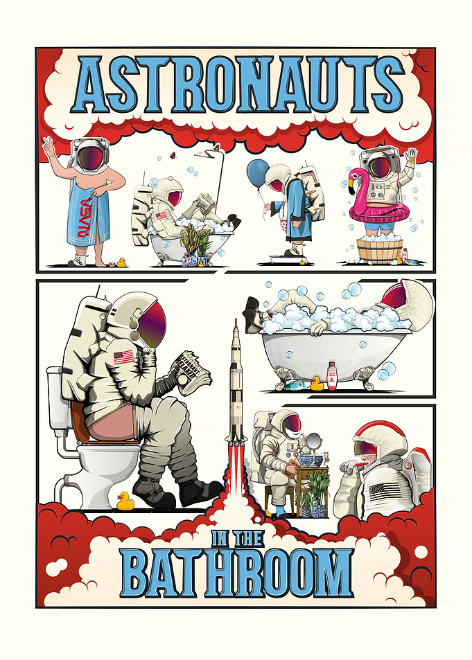 Astronauts in the Bathroom