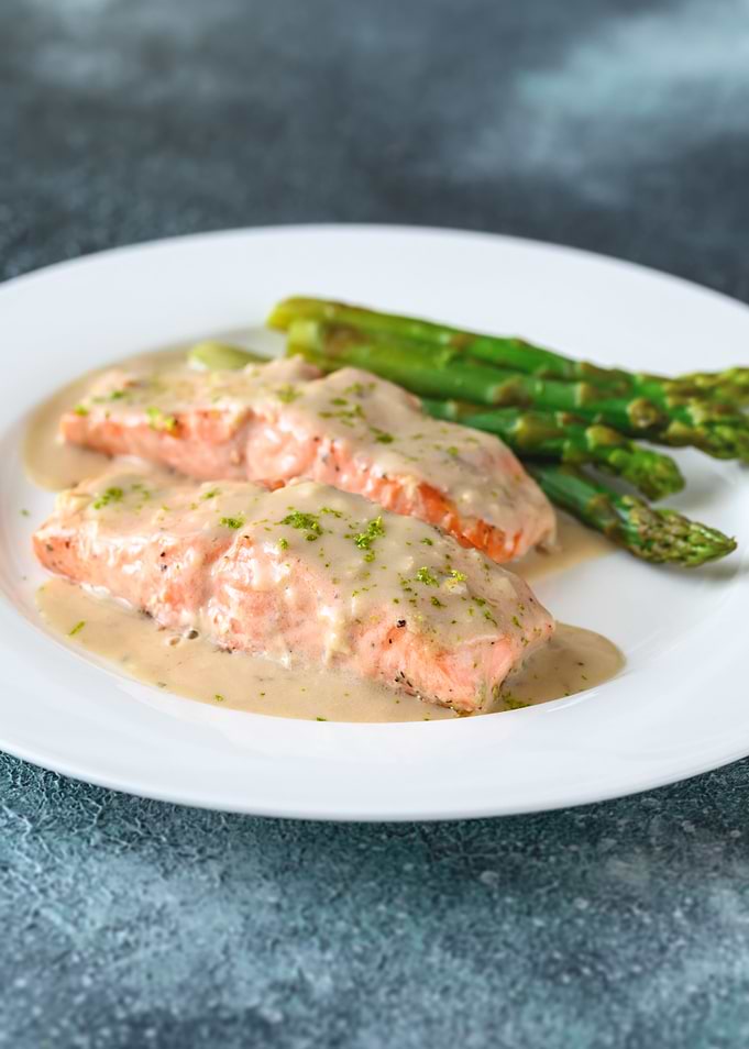 Coconut milk salmon