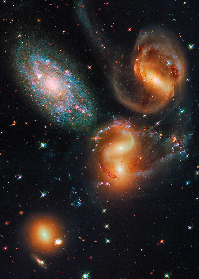 Galactic wreckage