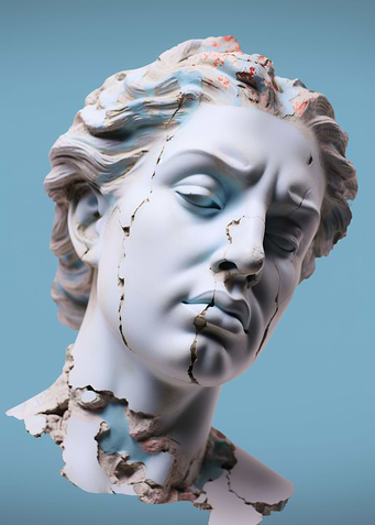 Broken Marble Statue