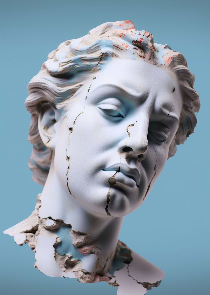 Broken Marble Statue