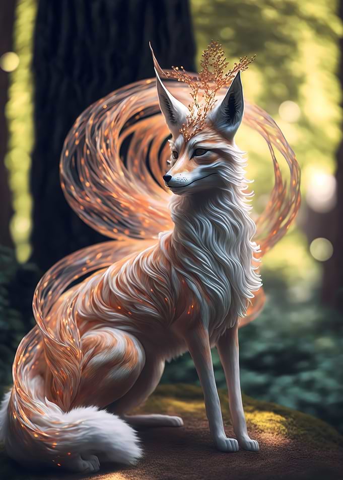 Japanese Kitsune Fox