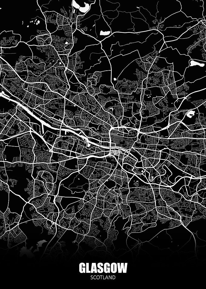Glasgow Scotland Map
