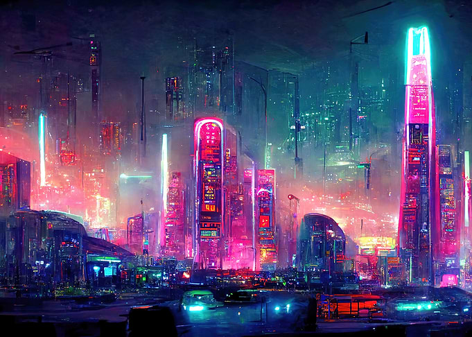 Cyberpunk Neon City