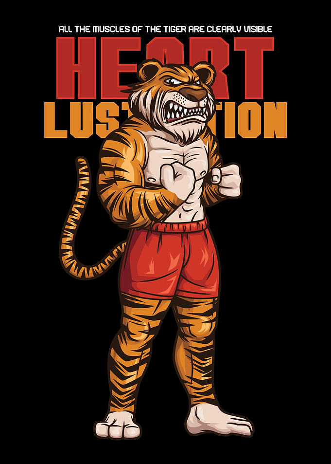 Tiger Standing Fitness