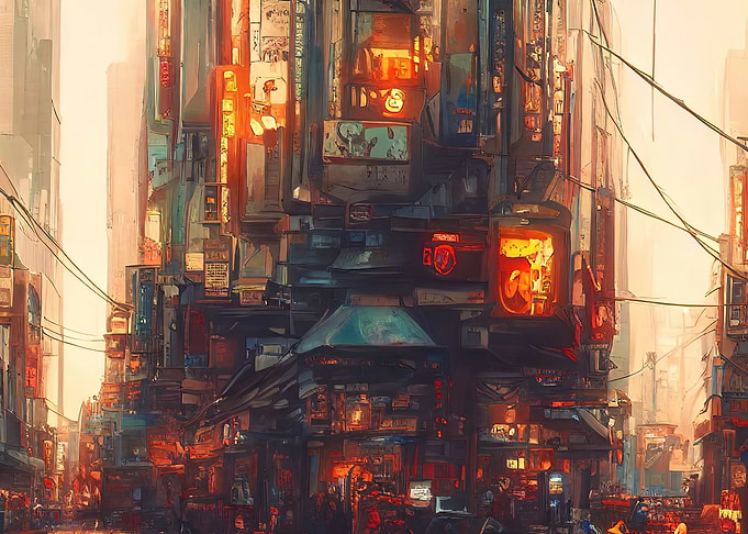 Cyberpunk Neon City