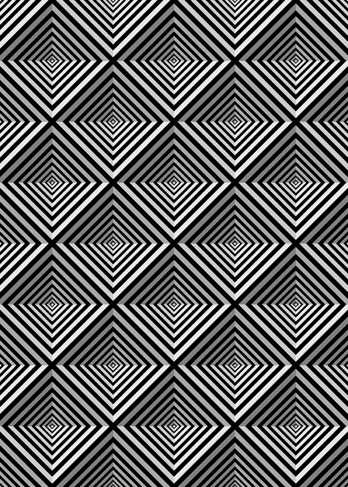 Flat 3D Seamless Illusion