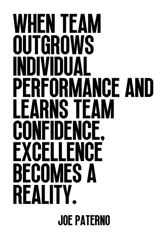 Joe Paterno Quote
