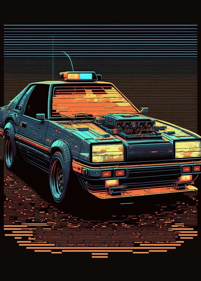 The Cool Pixel Car