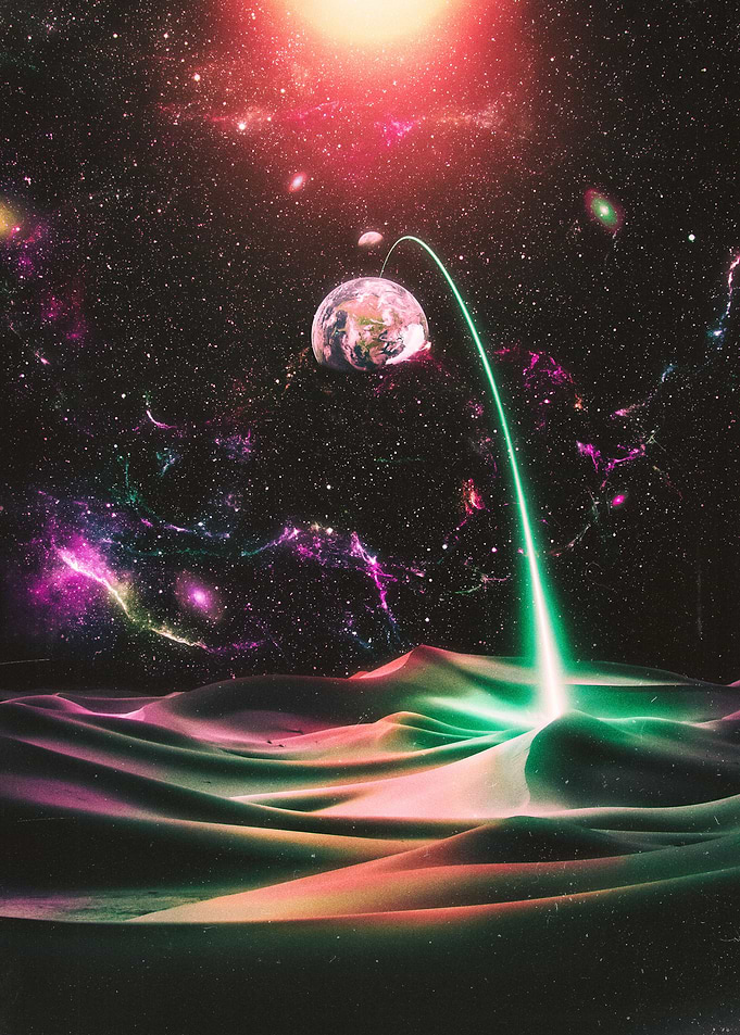 Colorful Space Desert