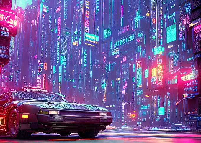 Cyberpunk Neon City