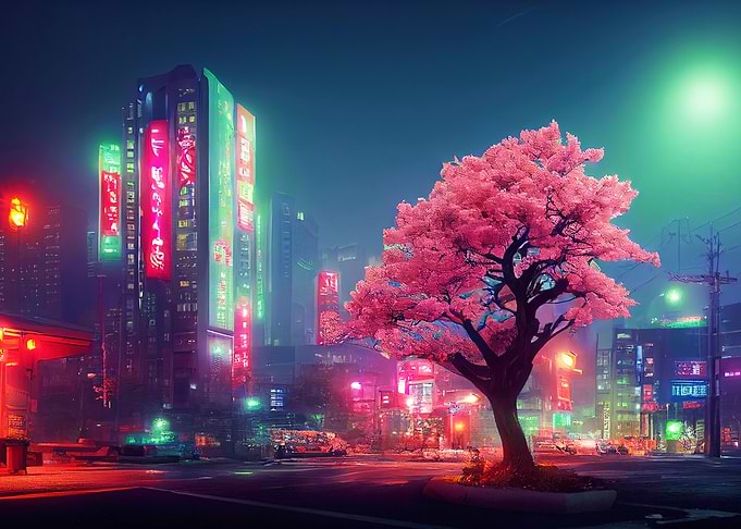 Cyberpunk Neon City