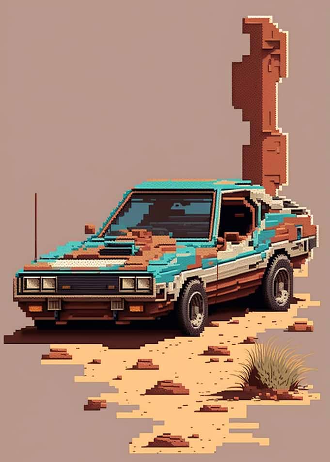 Pixel Car
