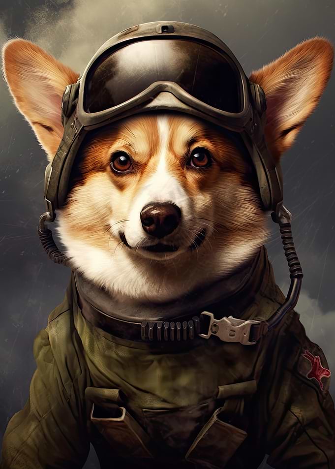 Corgi Soldier