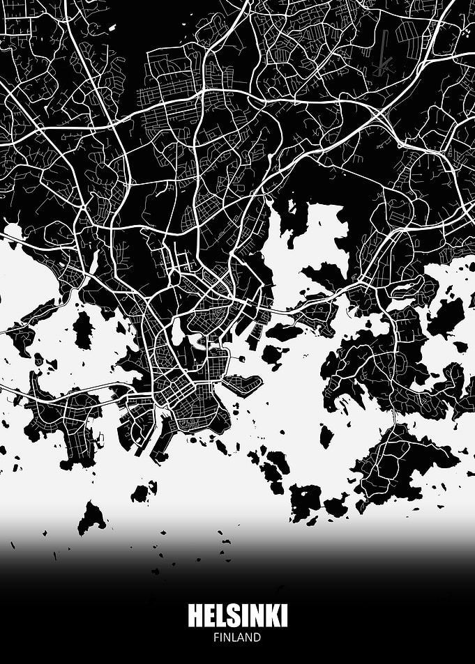 Helsinki Finland Map