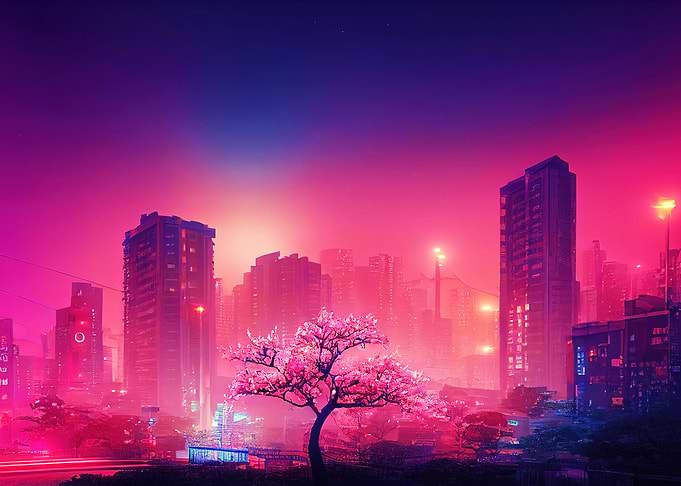 Cyberpunk Neon City