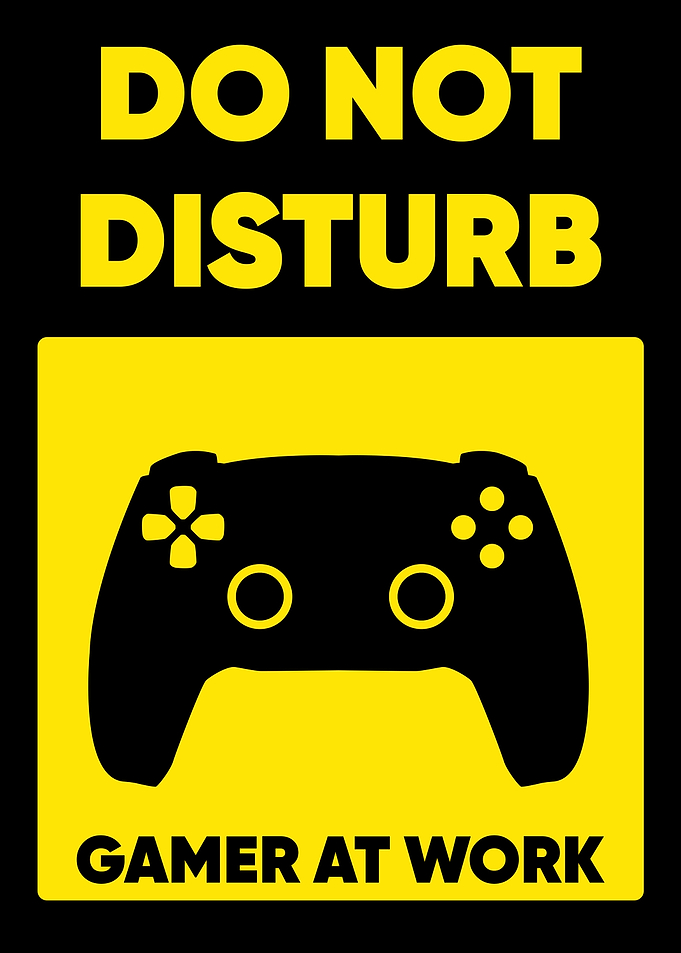 DO NOT DISTURB GAMER