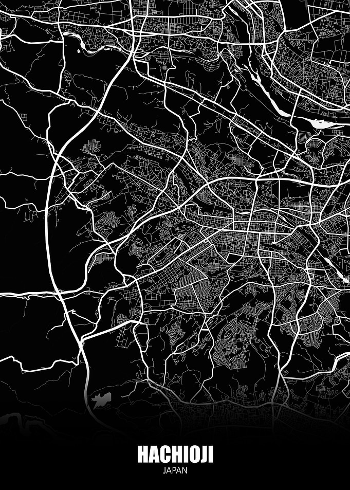 Hachioji Japan Map