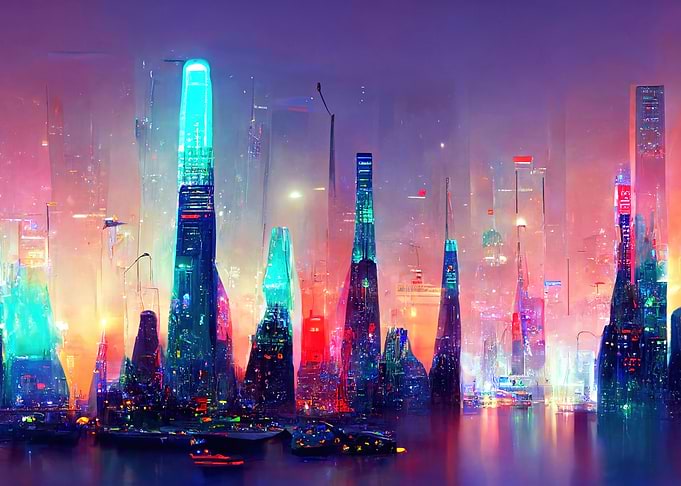 Cyberpunk Neon City