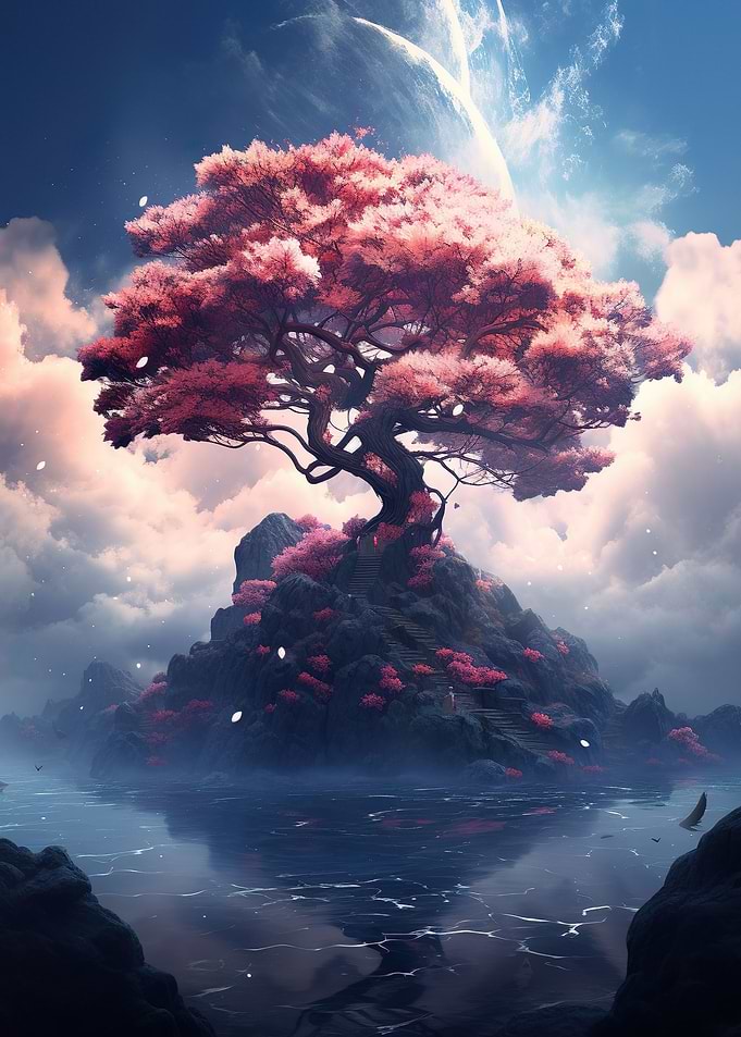 Cosmic Cherry Blossom
