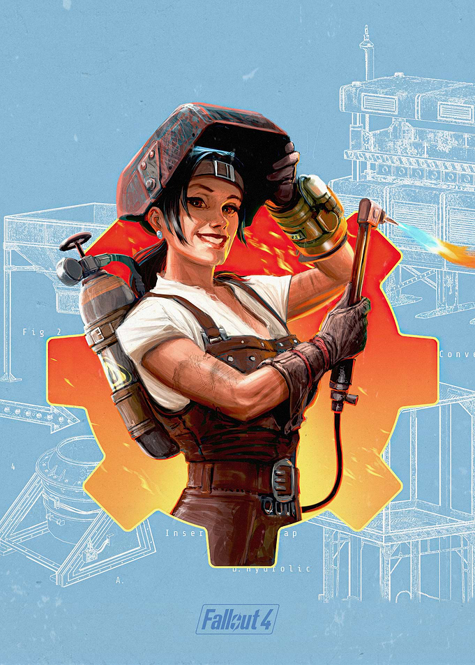 Fallout: Pin Up Girl Brunette