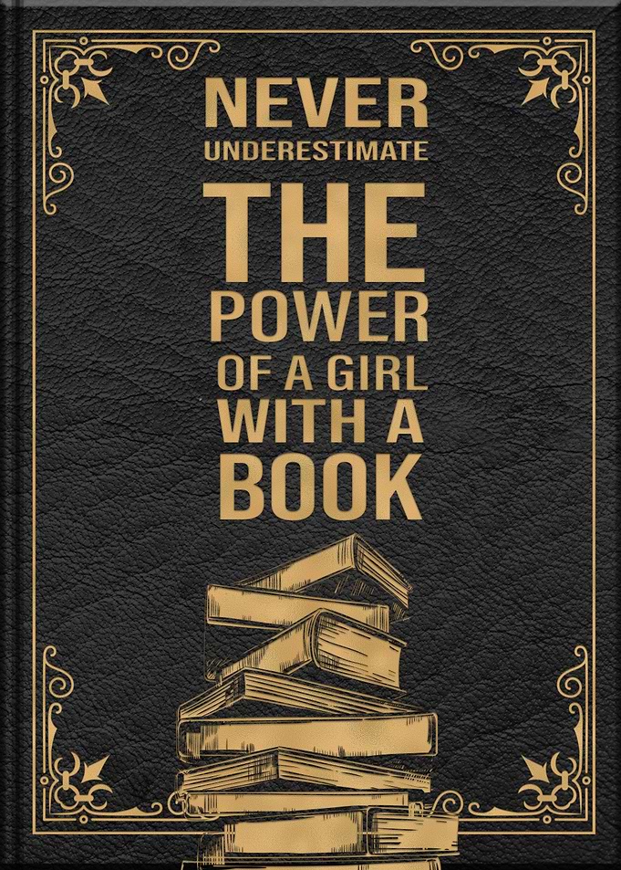 The power of book and girl